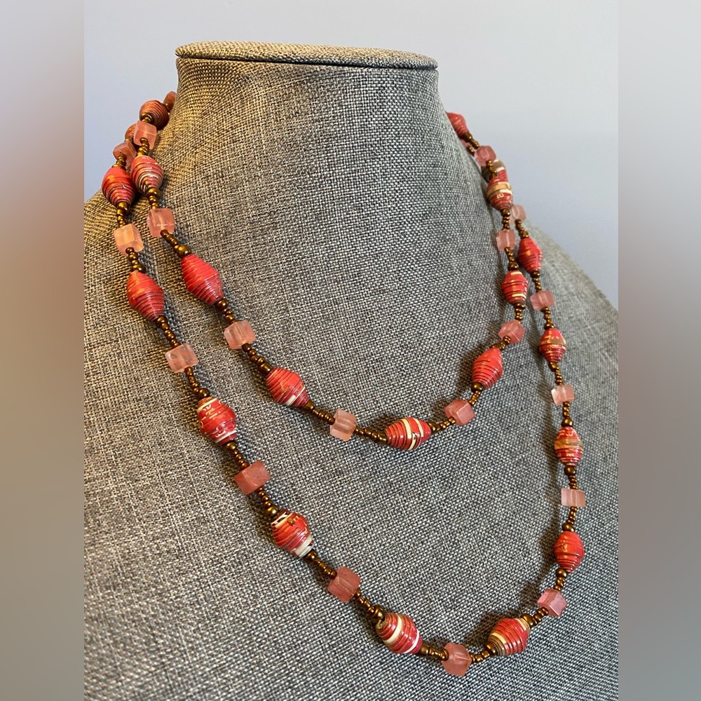 1970’s Paper Bead Necklace